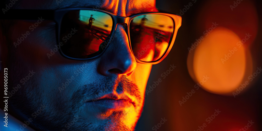 Organized Crime Crackdown: An FBI agent, clad in wiretaps, surveilling a mobster's meeting. Organized Crime Crackdown: An FBI agent, clad in wiretaps, surveilling a mobster's meeting.