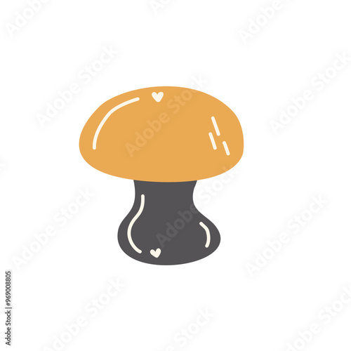 Illustration vegetables garden food fruits decoration stickers stamp icons