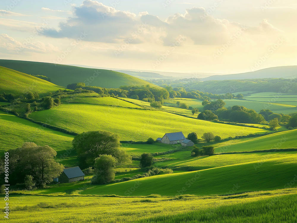 Naklejka premium the high-quality natural landscape background