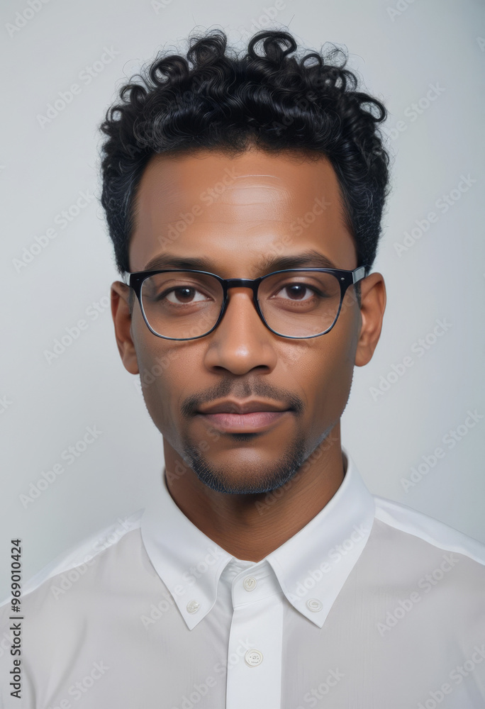 Portrait of a serious middle aged African American man Portrait of a serious middle aged African American man