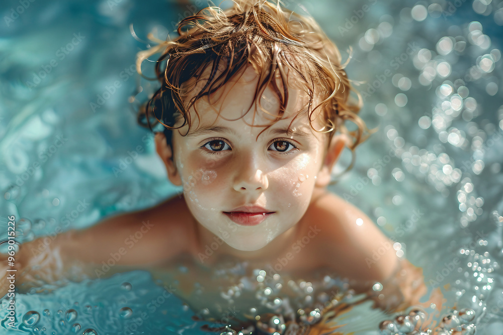 People resting by the poolside swimming in crystal clear turquoise water rich resort summer vacation Generative AI picture People resting by the poolside swimming in crystal clear turquoise water rich resort summer vacation Generative AI picture