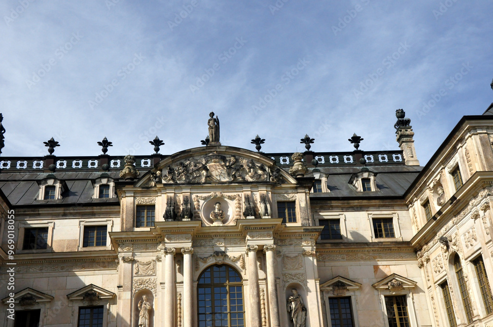 Palais im großen Garten in Dresden Lustschloss, barocke