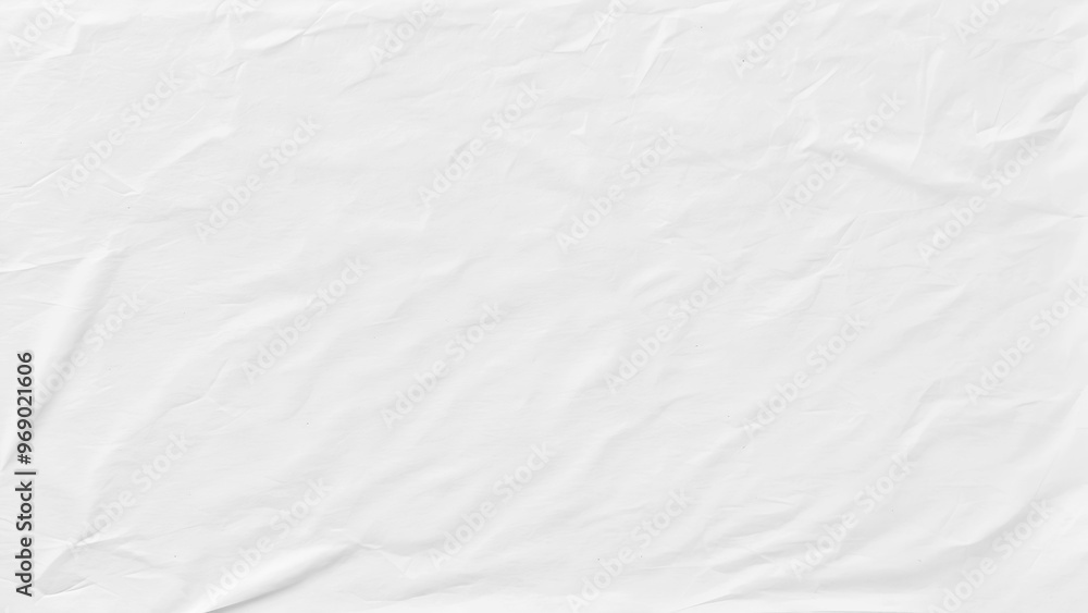 crumpled white paper texture, abstract background