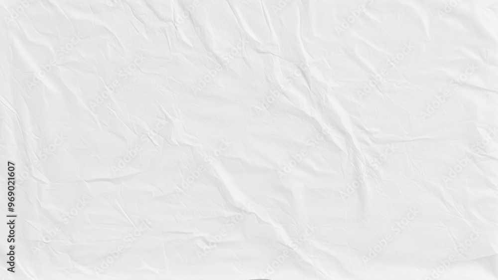 crumpled white paper texture, abstract background
