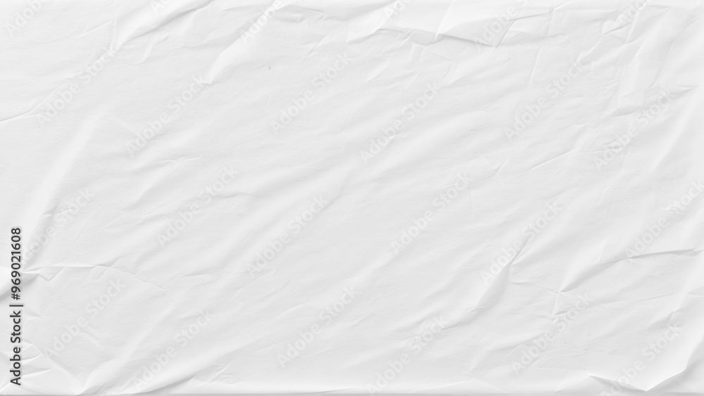 crumpled white paper texture, abstract background
