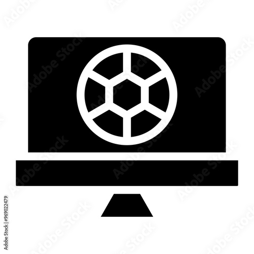 football tv glyph 