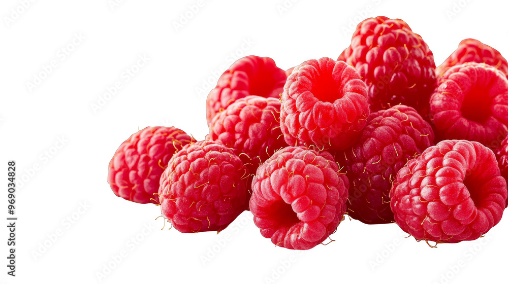 Fresh Red Raspberries Close Up Macro Photography Fresh Red Raspberries Close Up Macro Photography