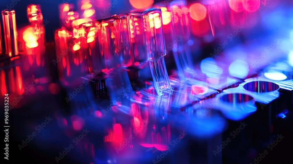 Macro view of MEMS microfluidic lab on a chip Macro view of MEMS microfluidic lab on a chip