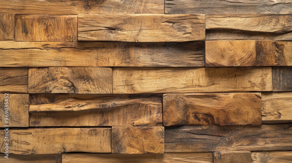 Rustic wooden wall texture with natural grain, close-up. Interior design and architecture concept Rustic wooden wall texture with natural grain, close-up. Interior design and architecture concept