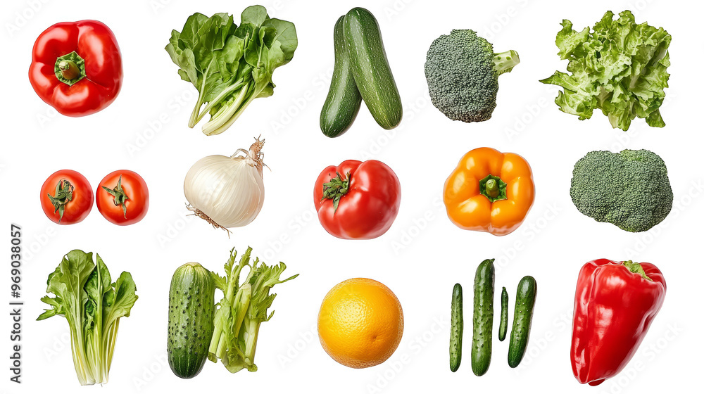 Fresh Organic Vegetables Collage Fresh Organic Vegetables Collage