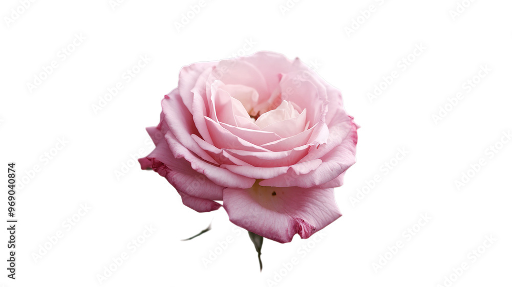Rose flower on transparent background, Generative ai. Rose flower on transparent background, Generative ai.