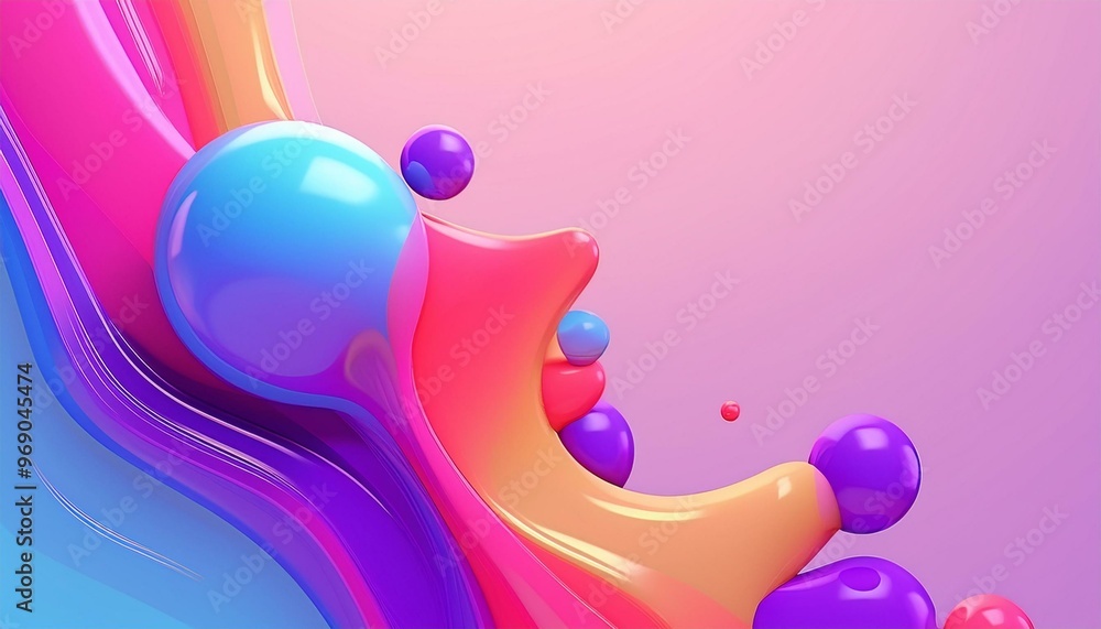 Obraz premium Abstract Fluid Geometry: Sporty Dynamic Liquid Patterns,Dynamic Geometric Liquid Swirls in Sporty Abstract Background