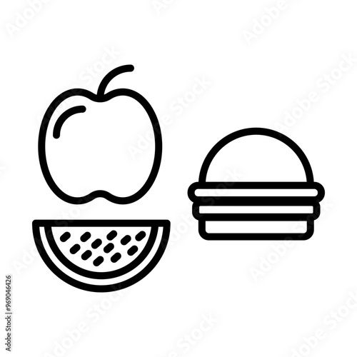 Foods line icon