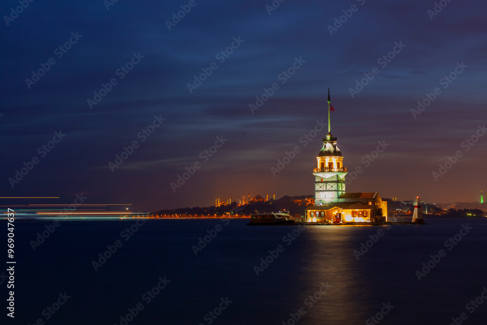 Among the most photographed structures in the world, the Maiden's Tower, Istanbul Among the most photographed structures in the world, the Maiden's Tower, Istanbul