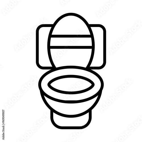 Toilet line icon