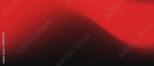 Red Black Gradient Abstract Background with Noise Grainy Texture. For poster, banner, flyer and presentation.