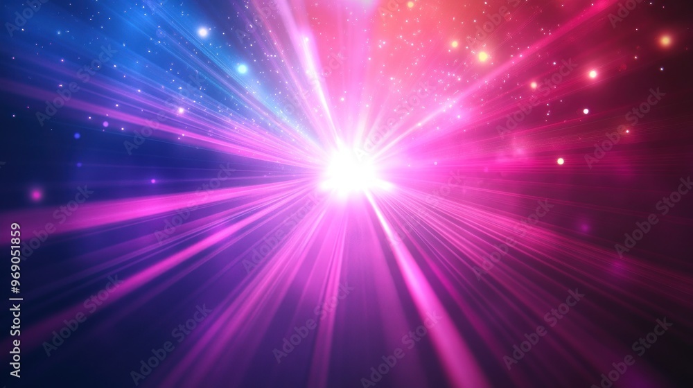 Obraz premium Cosmic Light Show