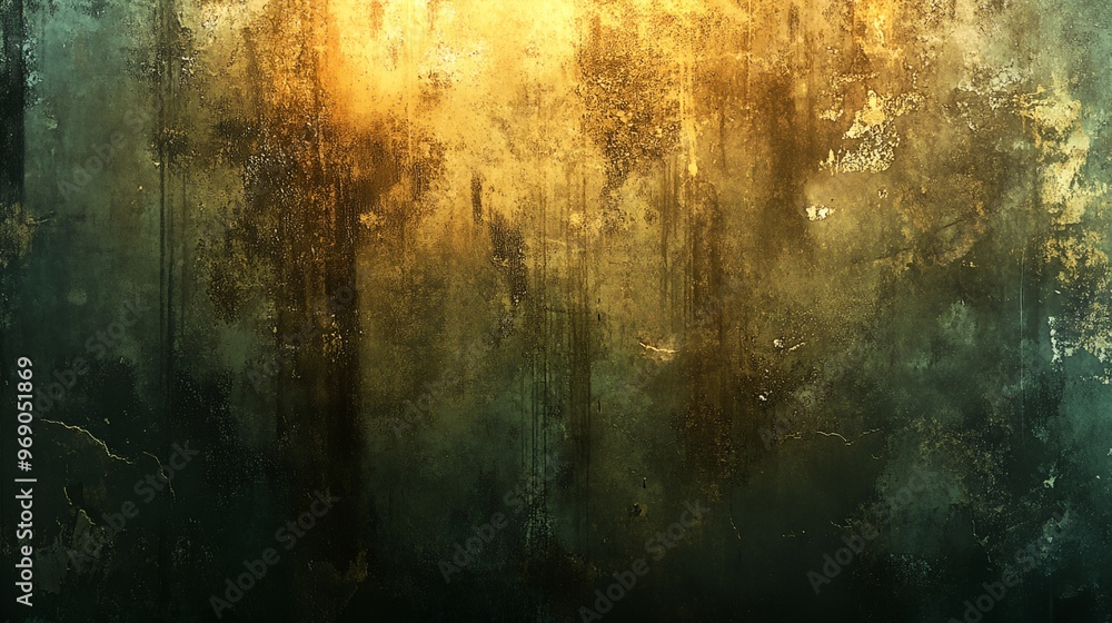 Obraz premium a yellow and green background