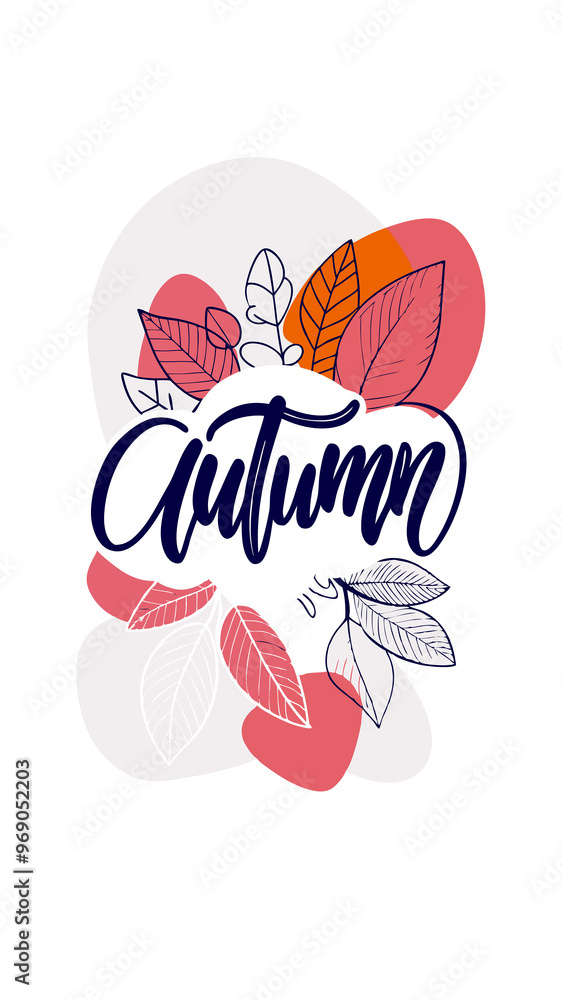 banner design of the word autumn on the background of autumn, with elements of colorful leaves, illustration for poster, banner, calendar or greeting card, greeting, autumn background banner design of the word autumn on the background of autumn, with elements of colorful leaves, illustration for poster, banner, calendar or greeting card, greeting, autumn background