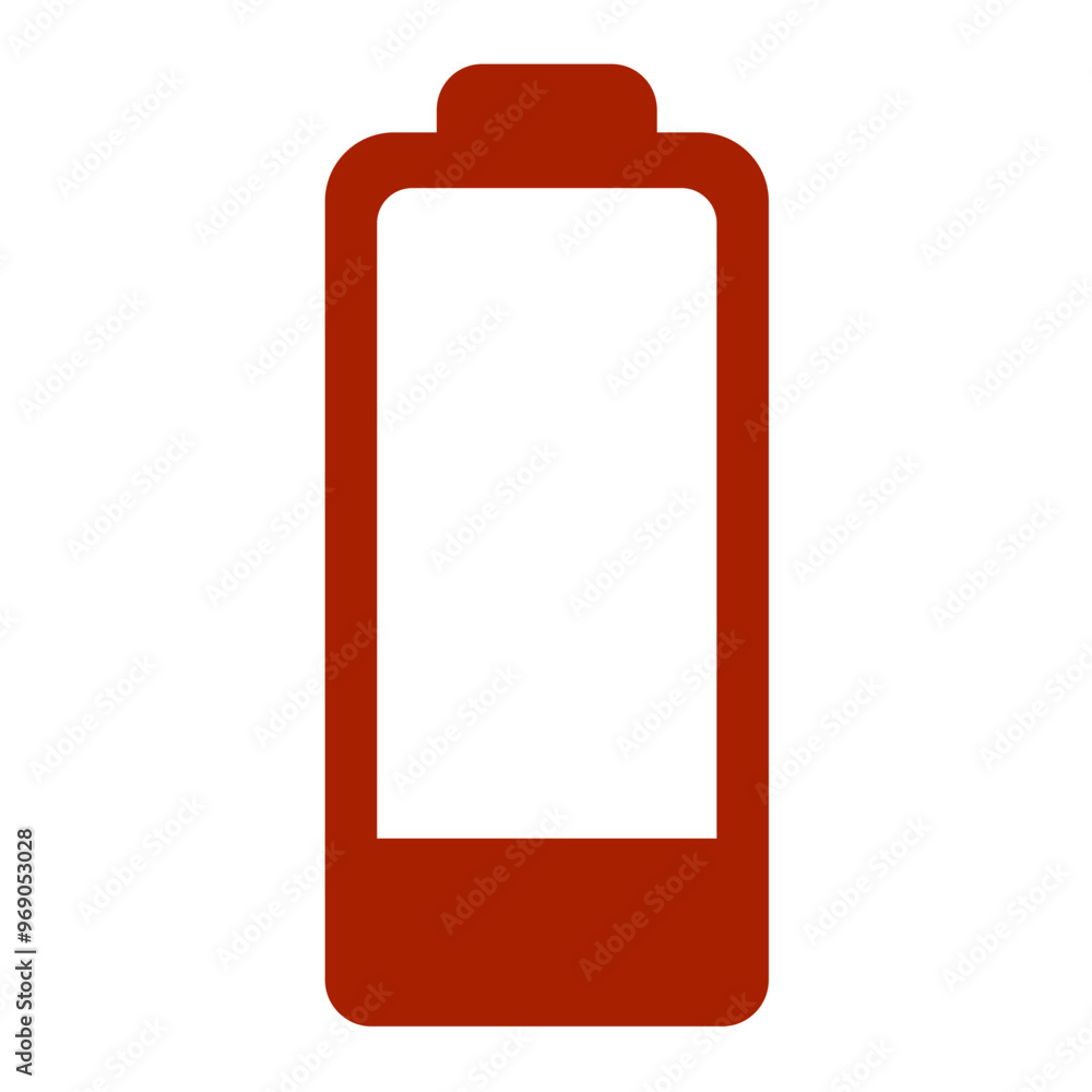 Battery 20 Procent Icon Vector Battery 20 Procent Icon Vector