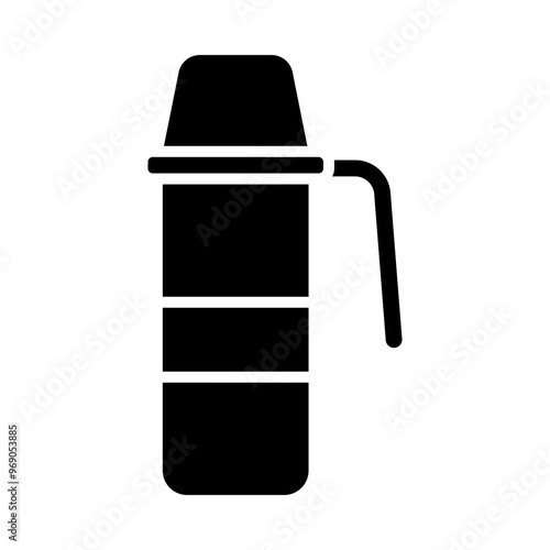 Thermo Flask glyph icon