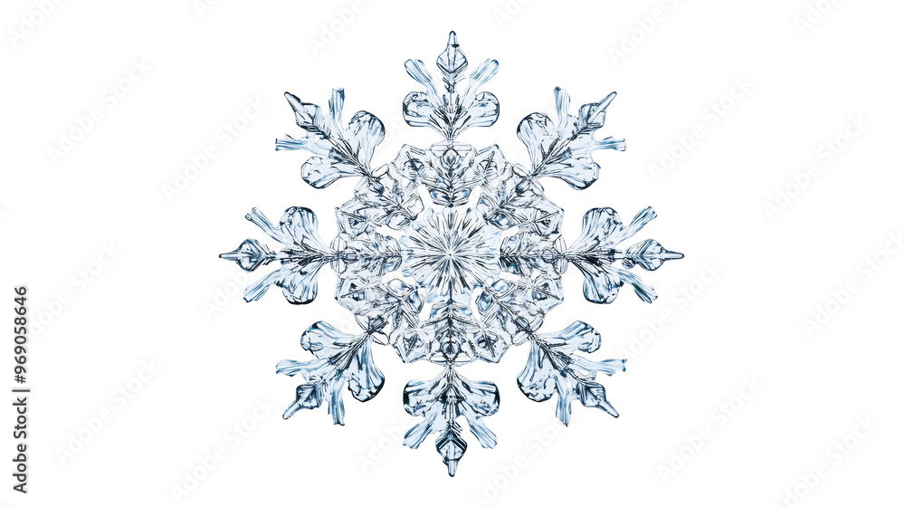Abstract Snowflake Design with Colorful Pattern Abstract Snowflake Design with Colorful Pattern