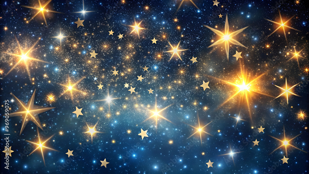 Hypnotic image of countless twinkling stars dancing across the midnight sky. Breathtaking cosmic panorama showcasing the beauty of the starry night sky Serene celestial Hypnotic image of countless twinkling stars dancing across the midnight sky. Breathtaking cosmic panorama showcasing the beauty of the starry night sky Serene celestial