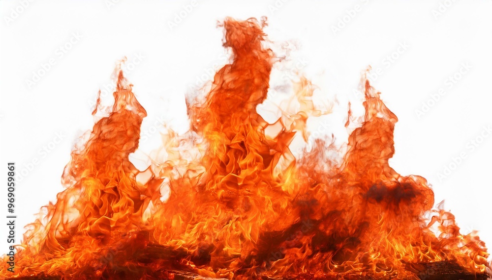 red hot fire isolated on white or transparent png red hot fire isolated on white or transparent png