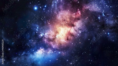 With_stars_Galaxy_Space_background