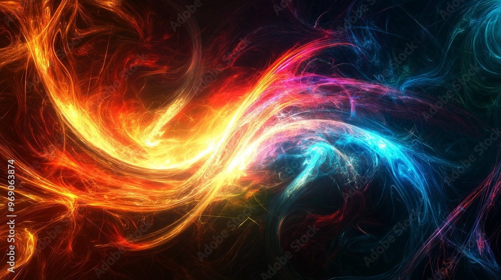 Abstract long exposure light streaks Abstract long exposure light streaks