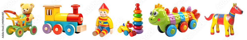 Baby and toddler toy png cut out element set Baby and toddler toy png cut out element set