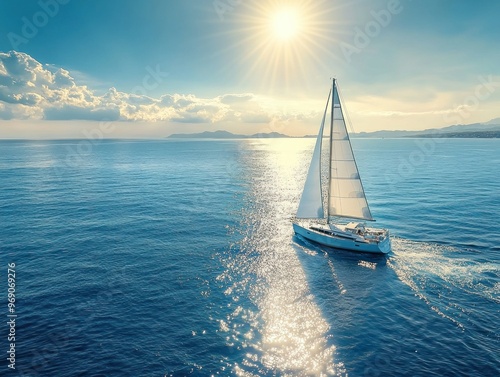 sailboat on the sea