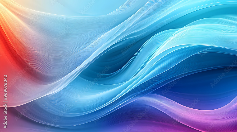 Obraz premium an abstract background with flowing, wavy lines