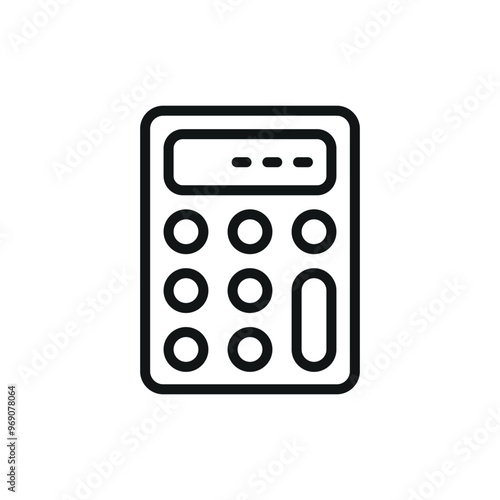 Calculator stationery icon vector design templates simple and modern