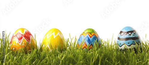 Easter eggs painted and con...