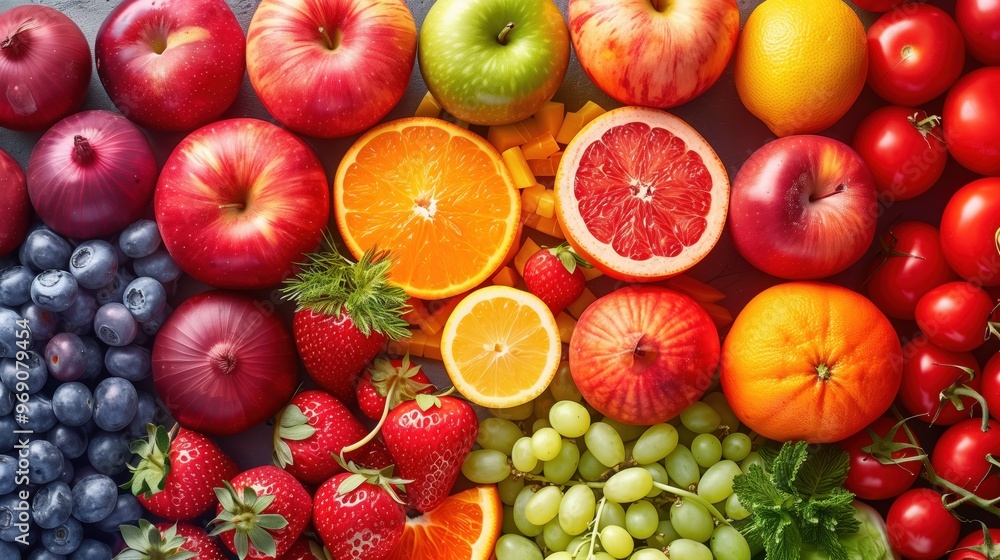 Explore a Vibrant Assortment of Fresh Fruits to Promote a Healthy Lifestyle and Living Explore a Vibrant Assortment of Fresh Fruits to Promote a Healthy Lifestyle and Living