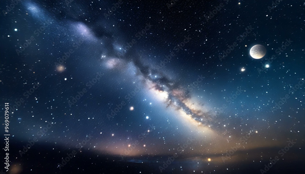 Outer space universe view