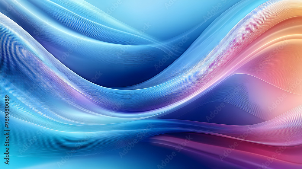 Fototapeta premium an abstract background with flowing, wavy lines