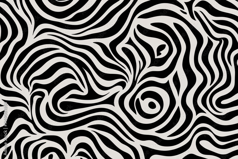 Soft Black and White Whorled Texture Background for Elegant Presentations Soft Black and White Whorled Texture Background for Elegant Presentations
