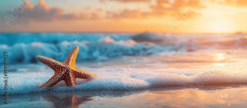 Starfish on a tropical beac...