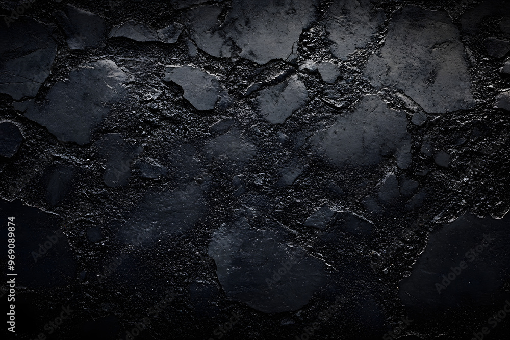 Rough black asphalt background texture. Rough black asphalt background texture.