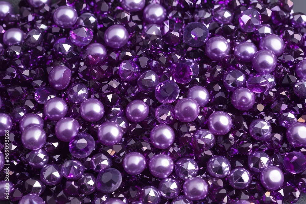 Radiant Amethyst Particles Crafting an Elegant Shiny Backdrop Radiant Amethyst Particles Crafting an Elegant Shiny Backdrop