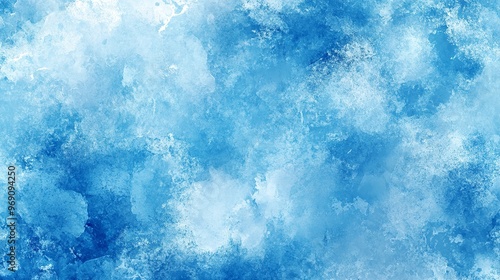 Texture, abstract art blue deep background colors painting in watercolor on scre, generative IA