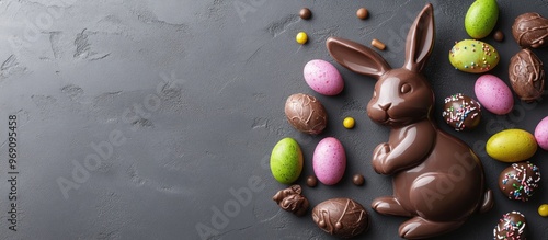 Chocolate Easter bunnies an...