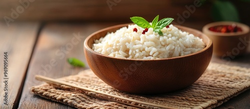morning rice porridge. with...