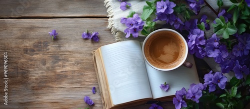Open book with empty pages ...