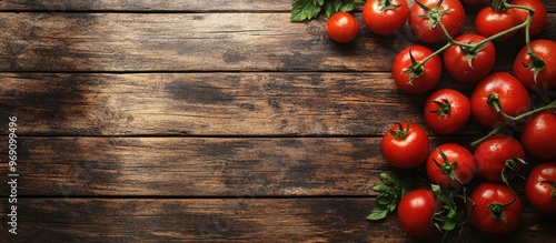 Ox heart tomatoes on a rust...
