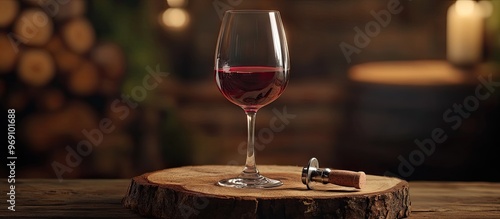 An old corkscrew rests on a...