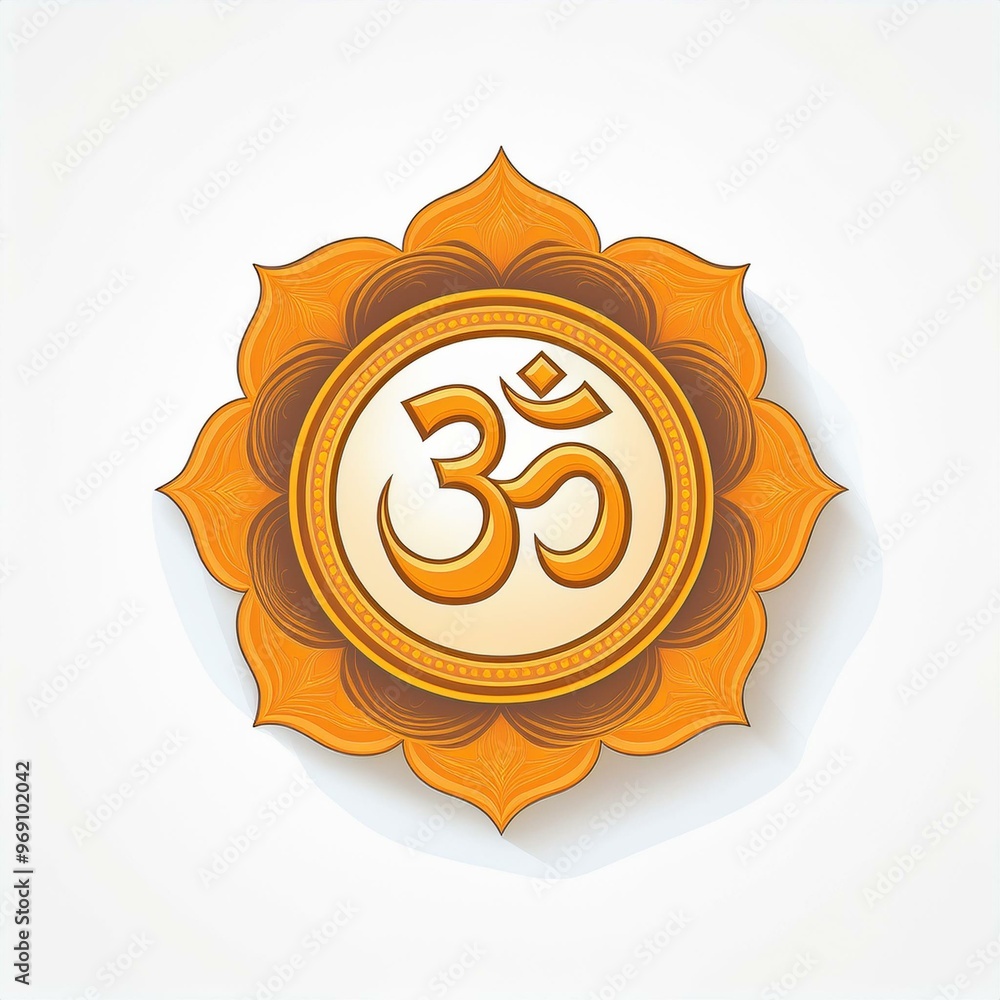 Om or Aum sign and symbol of hinduism Om or Aum sign and symbol of hinduism