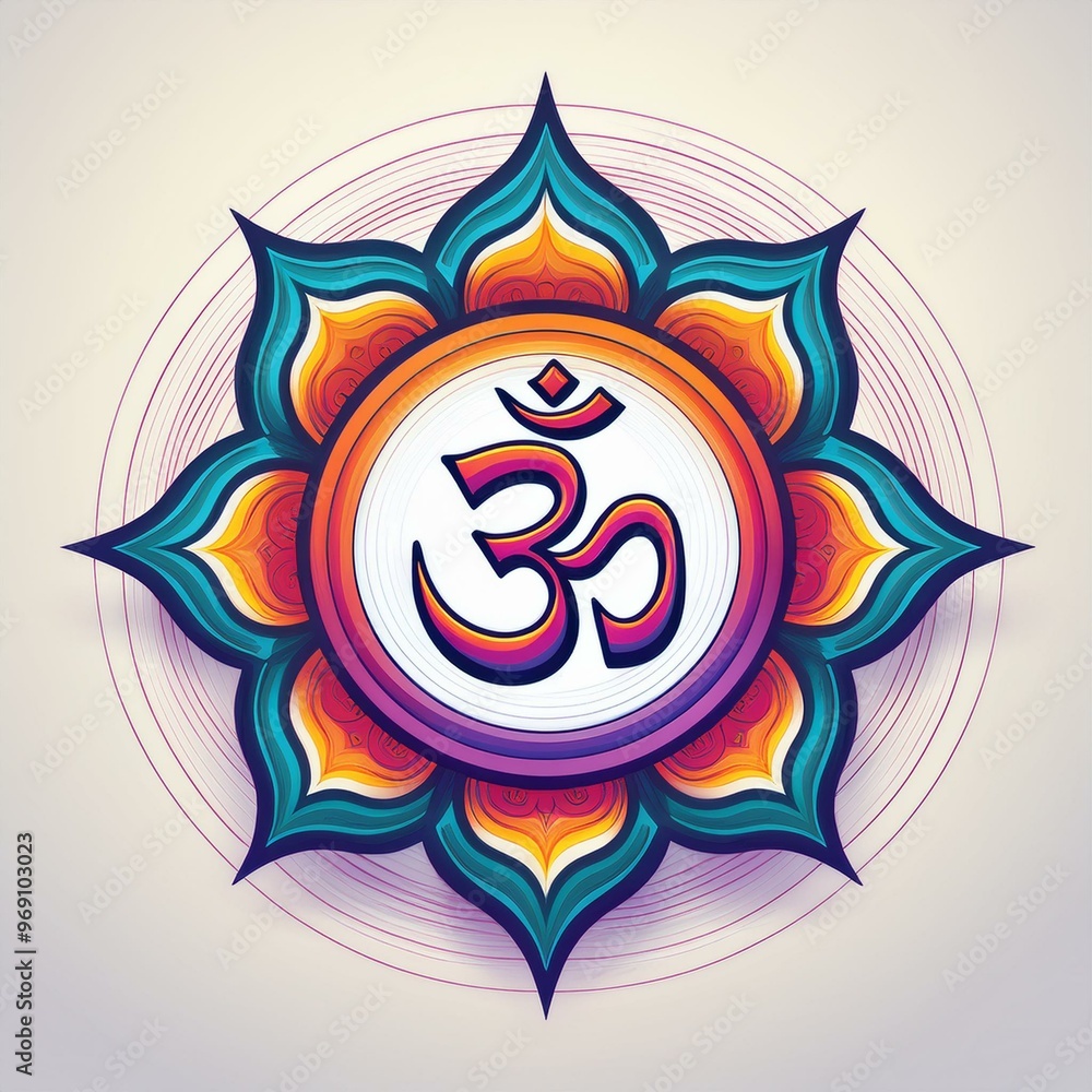 Om or Aum sign and symbol of hinduism Om or Aum sign and symbol of hinduism